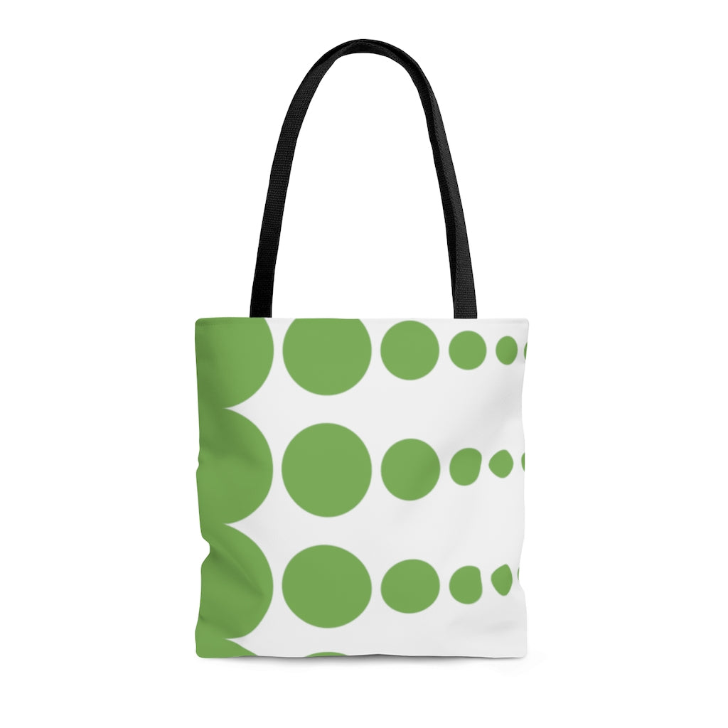 Tote Bag - Peridot Dots - 3 sizes