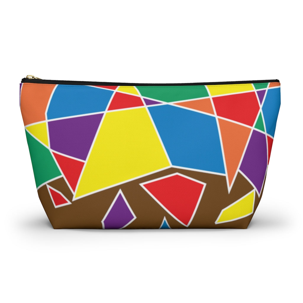 Pouch - Chocolate Rainbow Prism - 2 sizes