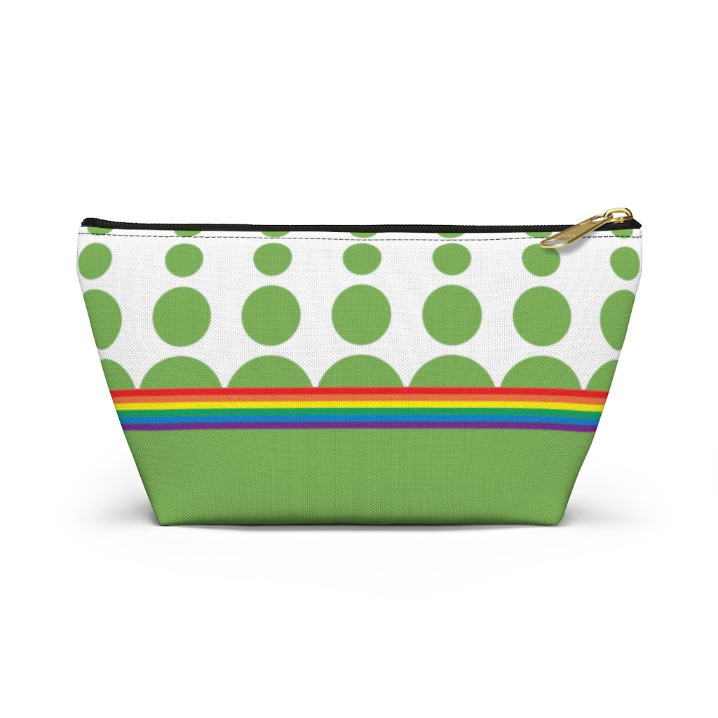 Pouch - Peridot Rainbow Dots - 2 sizes
