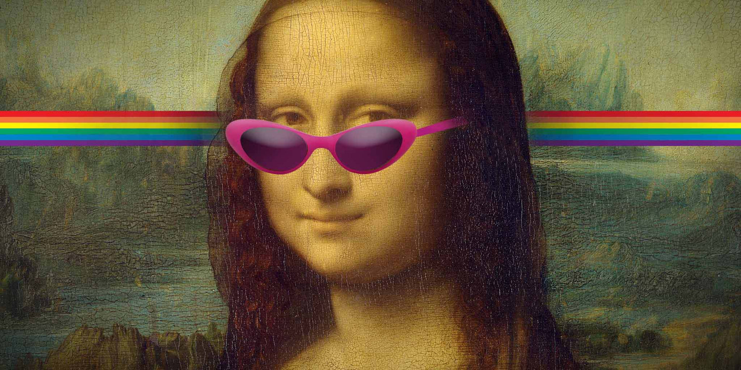 Rainbow Mona Lisa by My Friend Ren