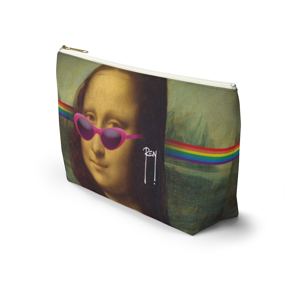 Pouch - Rainbow Mona Lisa - 2 sizes