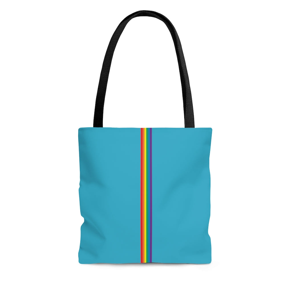 Tote Bag - Robin's Egg Rainbow - 3 sizes
