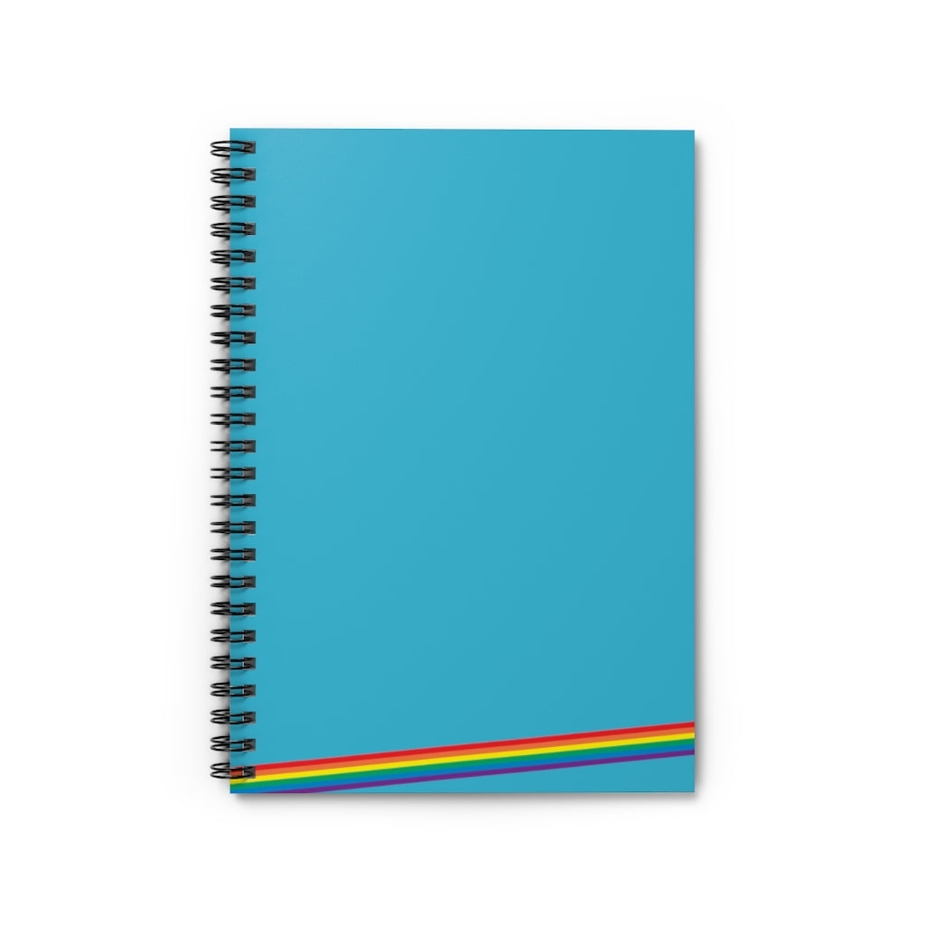 Notebook of Possibilities - Ruled Line - Robin's Egg Rainbow