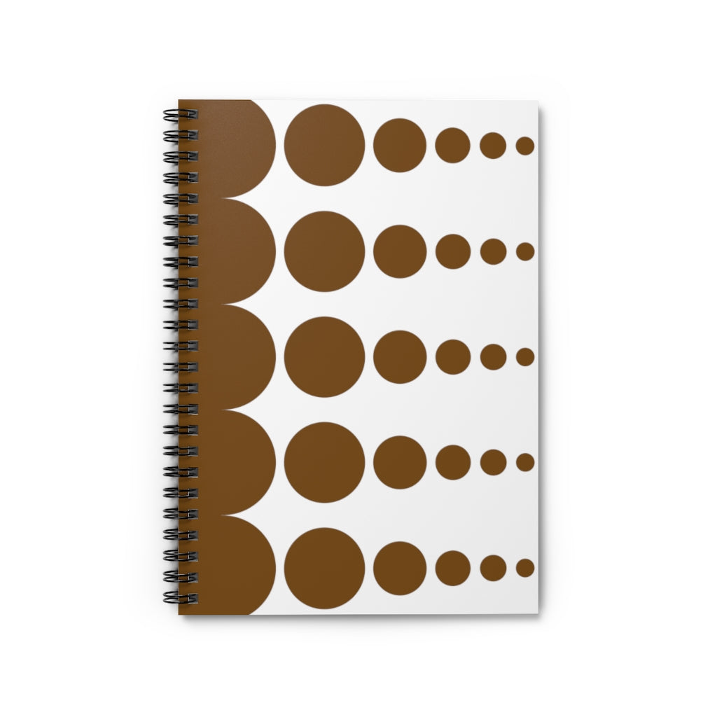 Notebook of Possibilities - Ruled Line - Chocolate Dots