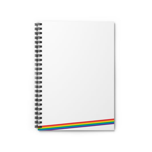 Notebook of Possibilities - Ruled Line - Snow Rainbow