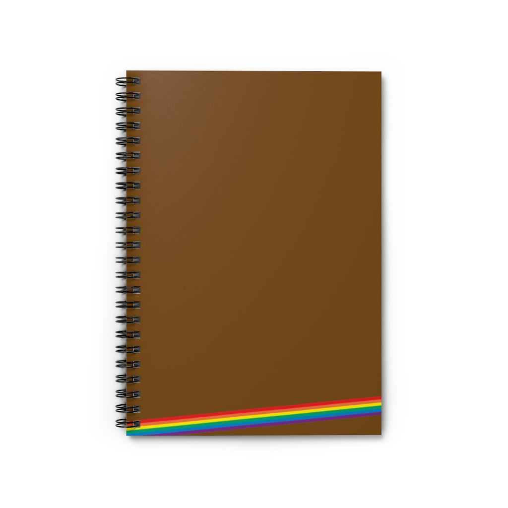 Notebook of Possibilities - Ruled Line - Chocolate Rainbow