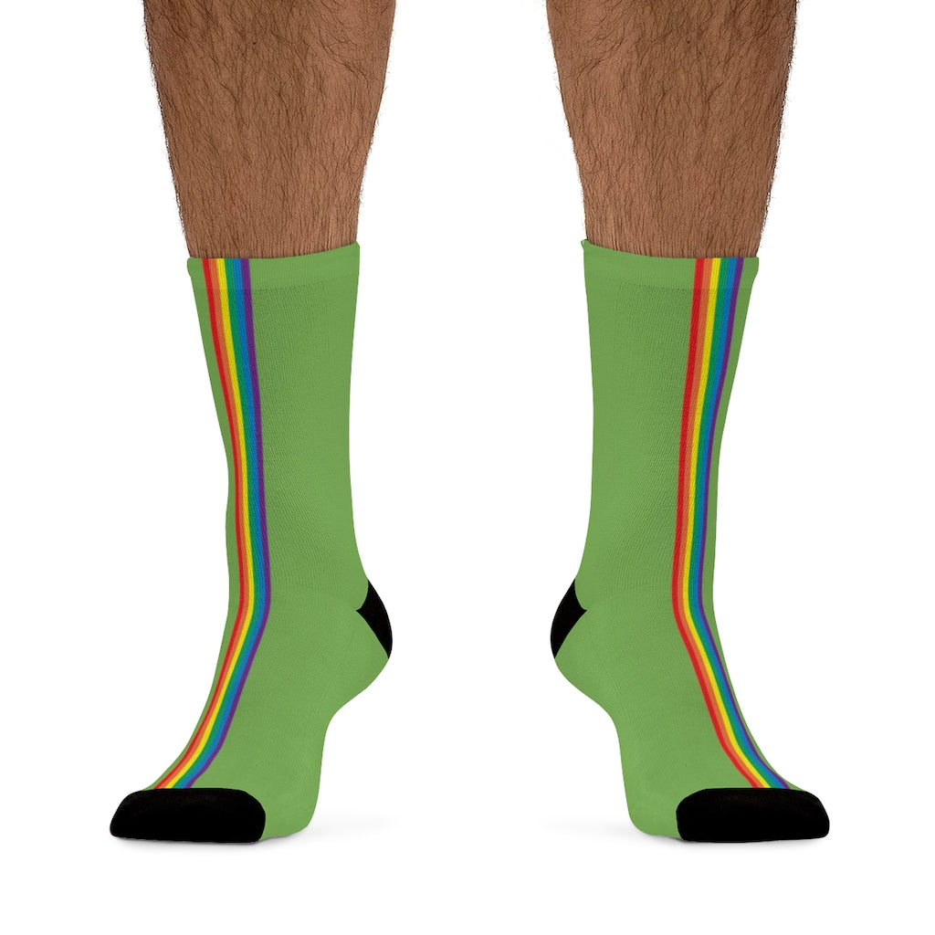 Socks - Peridot Rainbow