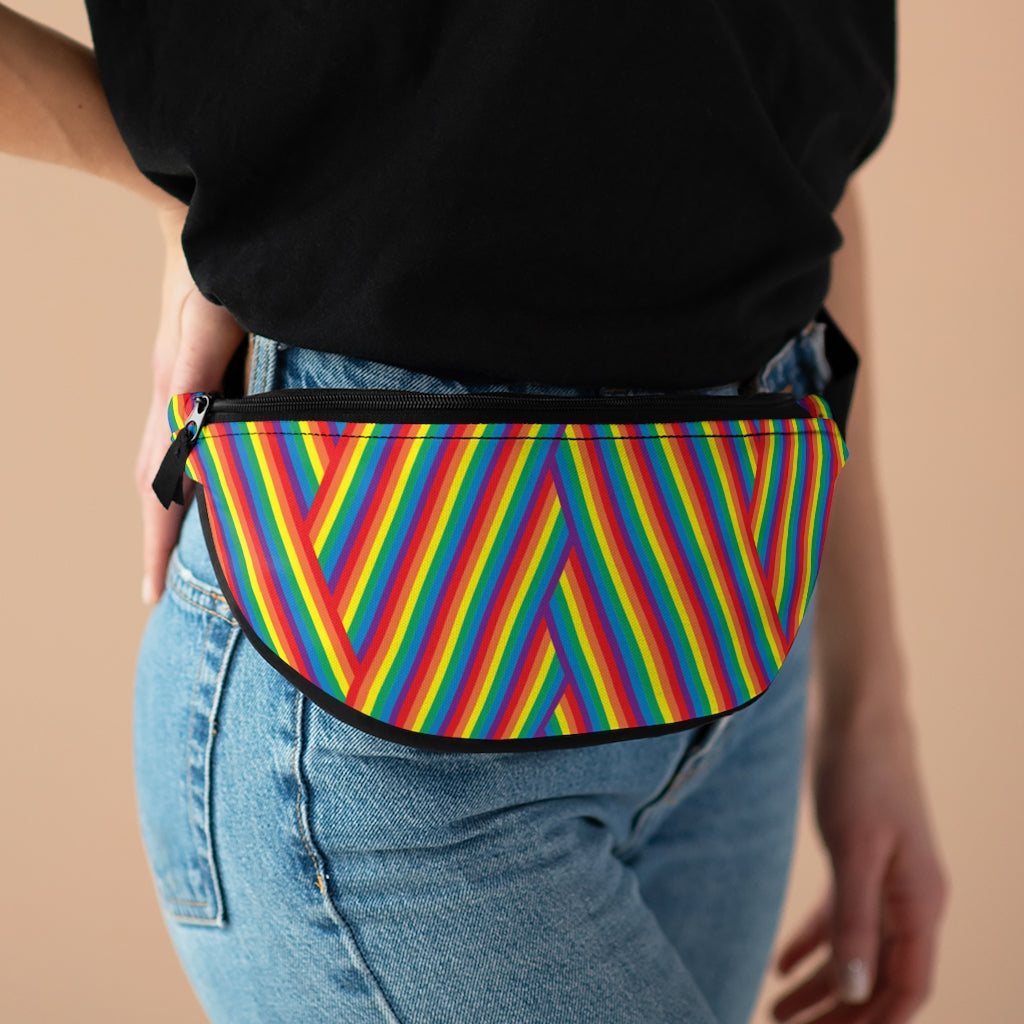 Hip Pack - Rainbow Herringbone