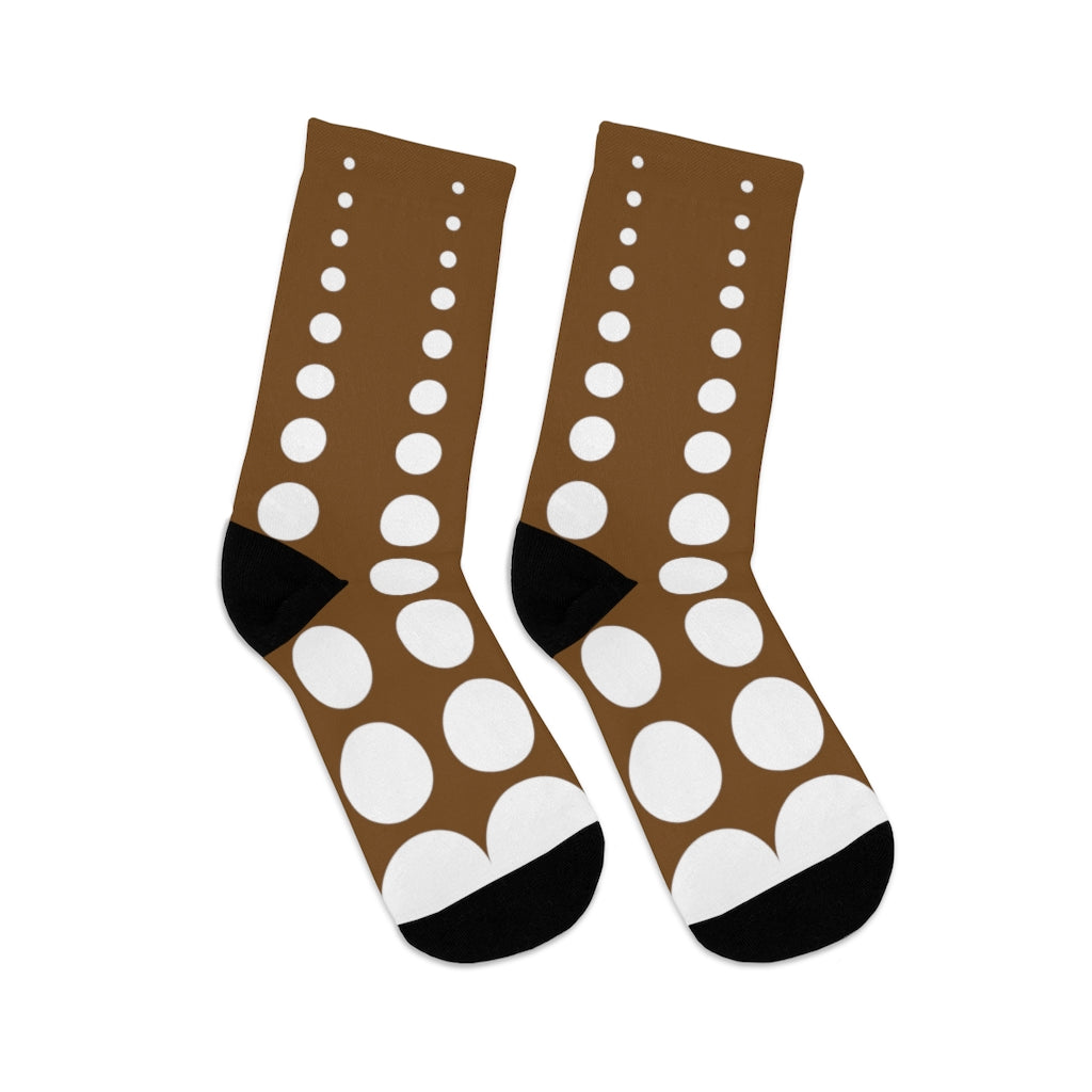 Socks - Chocolate Dots