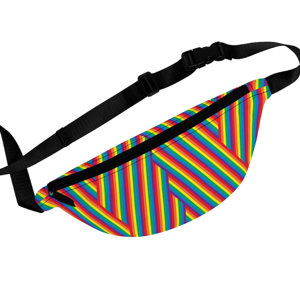 Hip Pack - Rainbow Herringbone
