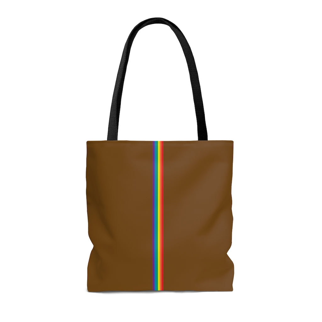 Tote Bag - Chocolate Rainbow - 3 sizes