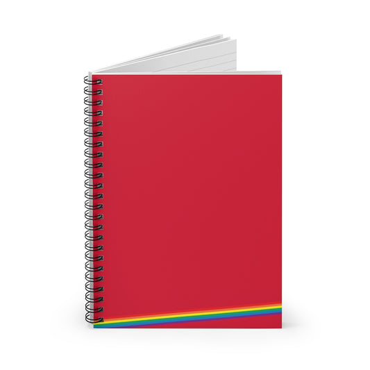 Notebook of Possibilities - Ruled Line - Ruby Rainbow