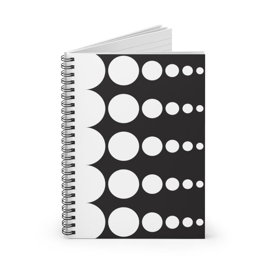Notebook of Possibilities - Ruled Line - Snow Dots