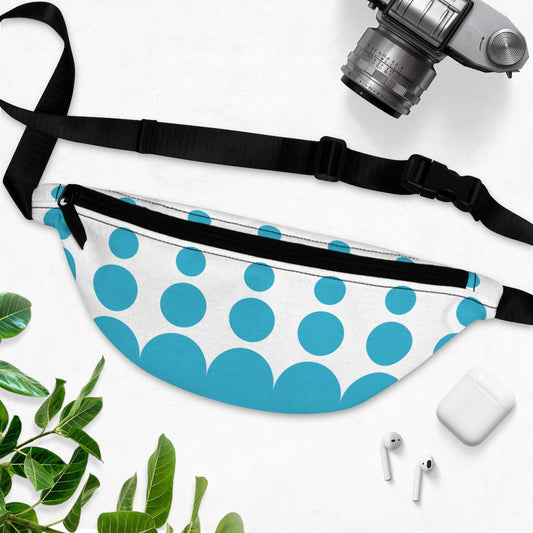 Hip Pack - Robin's Egg Dots