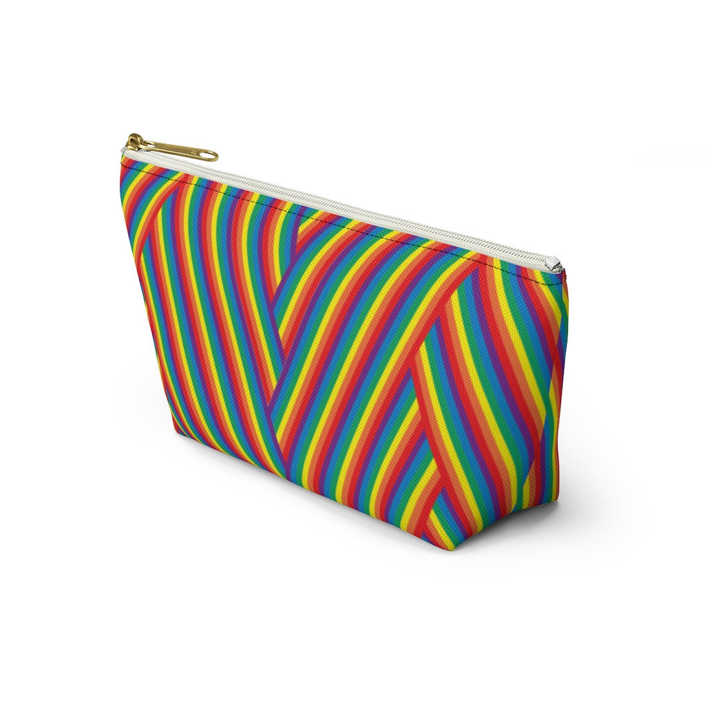 Pouch - Rainbow Herringbone - 2 sizes