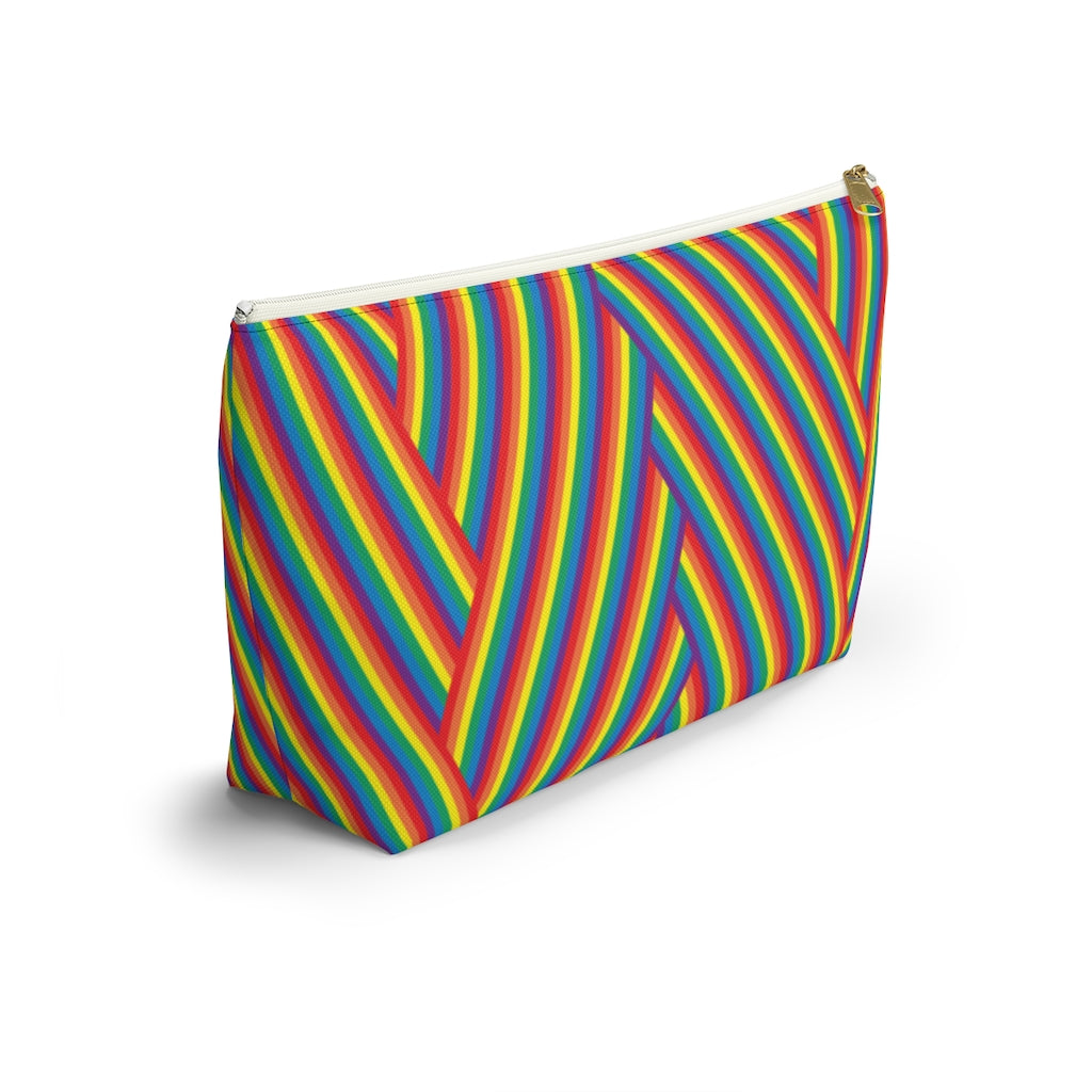 Pouch - Rainbow Herringbone - 2 sizes