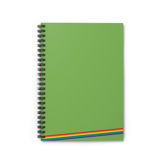 Notebook of Possibilities - Ruled Line - Peridot Rainbow