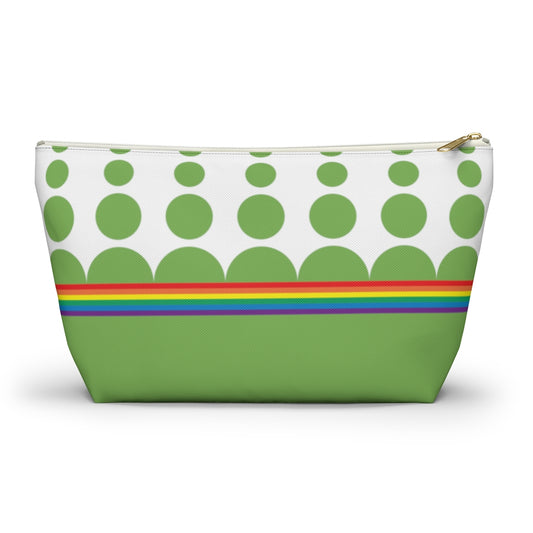 Pouch - Peridot Rainbow Dots - 2 sizes