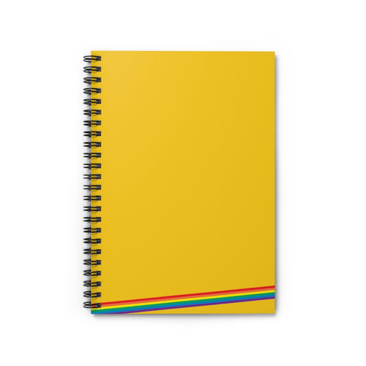 Notebook of Possibilities - Ruled Line - Golden Rainbow