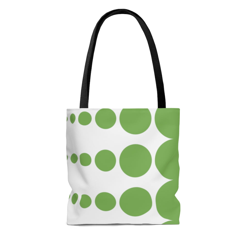 Tote Bag - Peridot Dots - 3 sizes