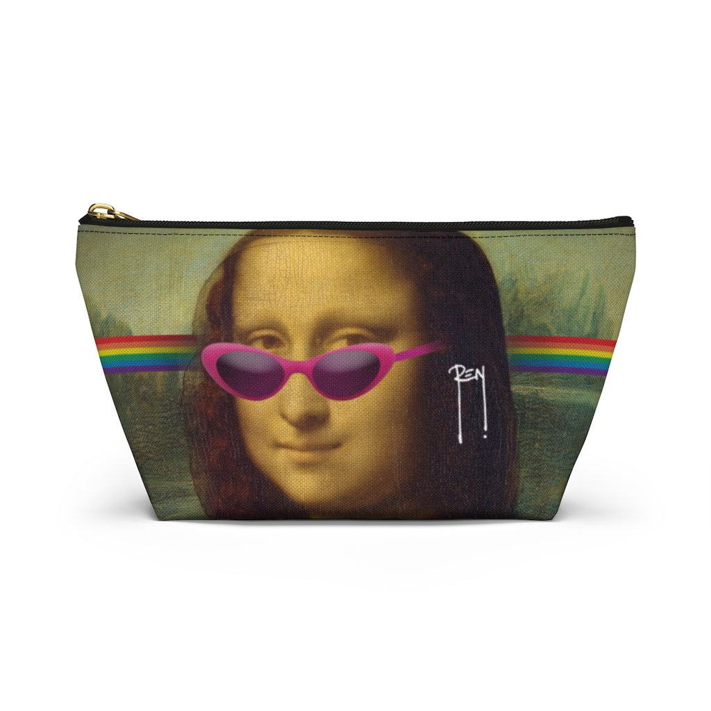 Pouch - Rainbow Mona Lisa - 2 sizes