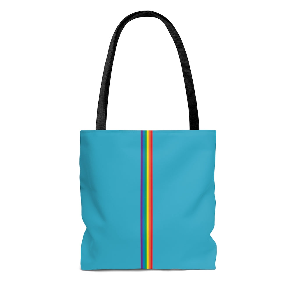 Tote Bag - Robin's Egg Rainbow - 3 sizes