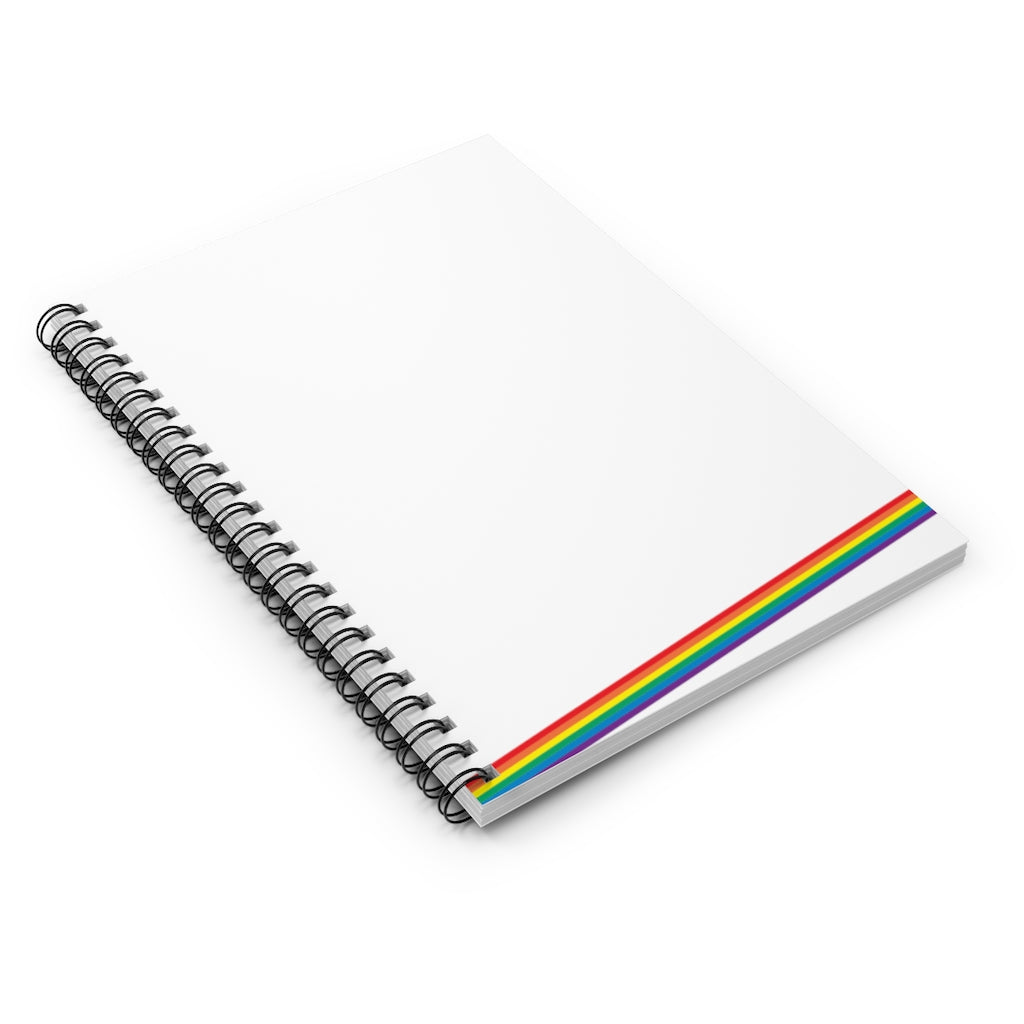 Notebook of Possibilities - Ruled Line - Snow Rainbow